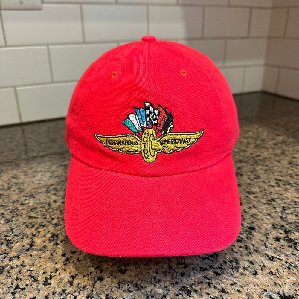 Indianapolis Motor Speedway Reebok Baseball Cap‎ Adjustable Red IMS Hat